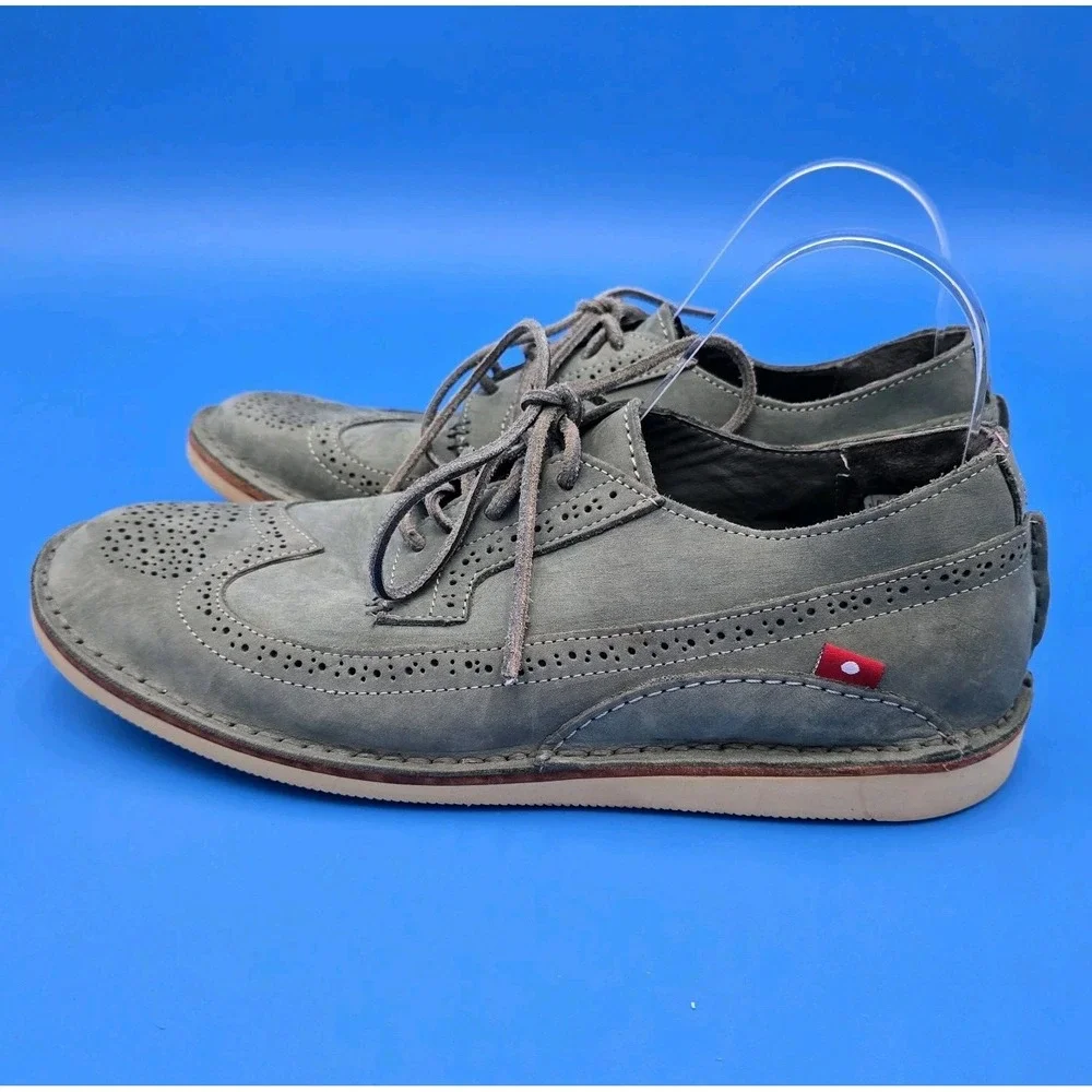 Oliberte Green Suede‎ Wingtip Oxfords EU43